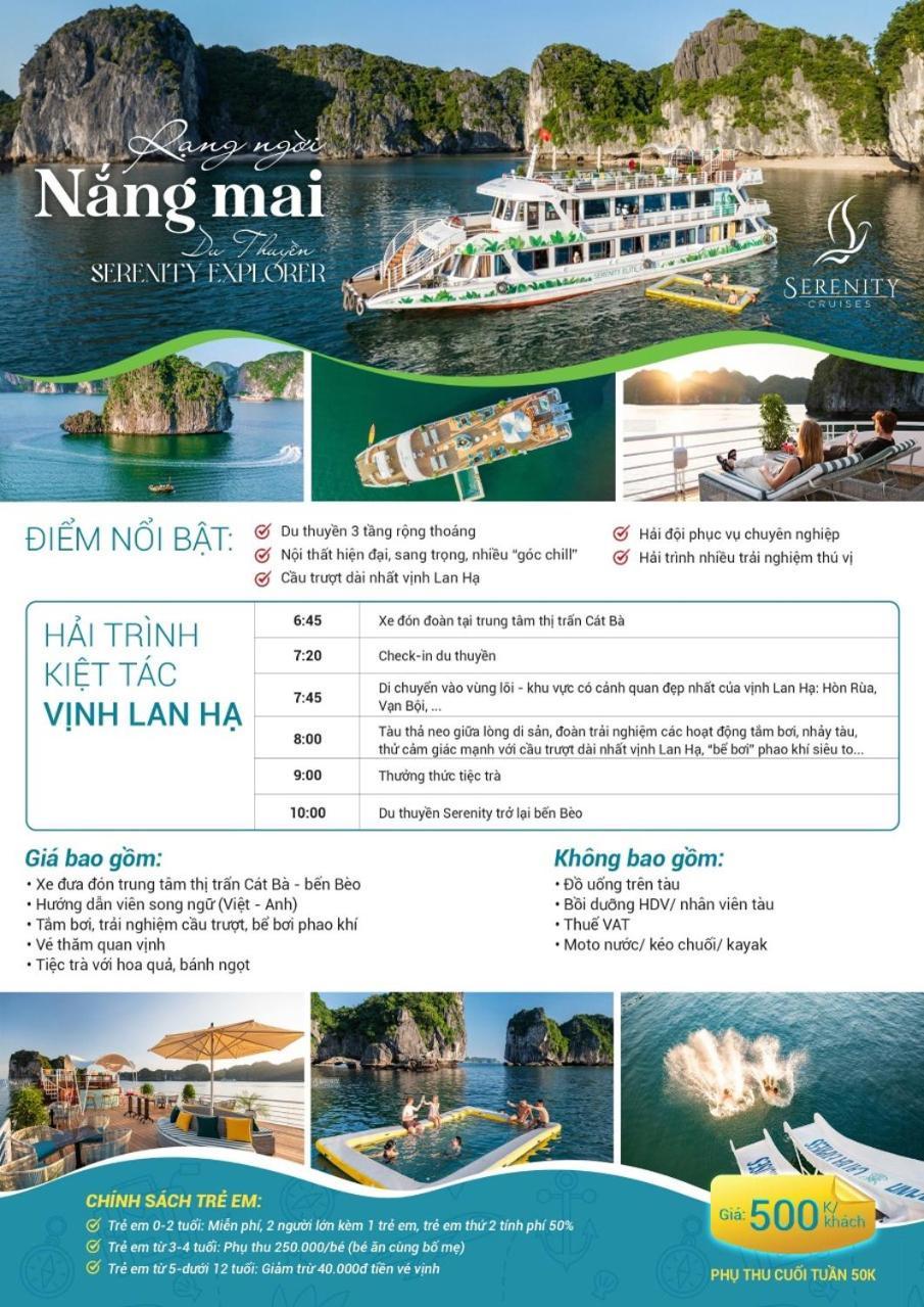 Emerald Hotel Cat Ba Dong Khe Sau Exterior foto