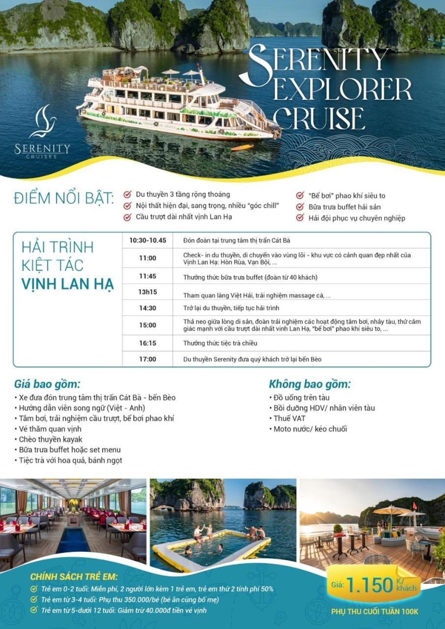 Emerald Hotel Cat Ba Dong Khe Sau Exterior foto